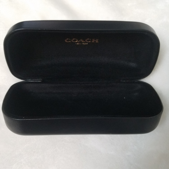 Coach Large Sunglass and Eyewear Case with Microfiber Cloth - Picture 4 of 5